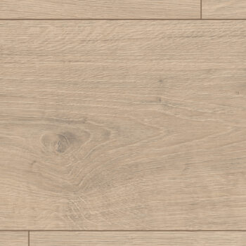 Plancher laminé Authentic Titan Seefeld Crème installé dans une pièce